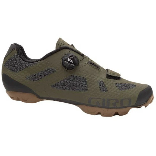 Chaussures VTT Giro Rincon Olive/Gum 2 Chaussures VTT Giro Rincon Olive/Gum – Image 2