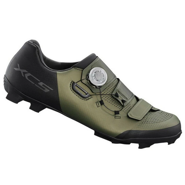 Chaussures VTT Shimano XC5 Vert Mousse 1 Chaussures VTT Shimano XC5 Vert Mousse