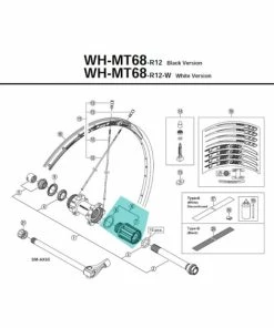 Corps De Roue Libre Shimano - Y3TL98040