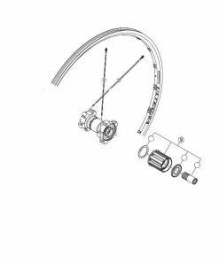 Corps Roue Libre Shimano Ultegra WH-6700 Y4FP98050