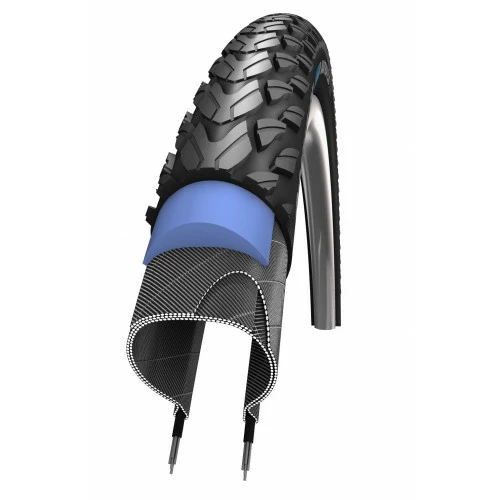 Pneumatiques Pour Cycles 26x1.75 Schwalbe MARATHON PLUS TOUR HS 404 SmartGuard Tringle Rigide - ETRTO 47-559 1 Pneumatiques Pour Cycles 26x1.75 Schwalbe MARATHON PLUS TOUR HS 404 SmartGuard Tringle Rigide - ETRTO 47-559
