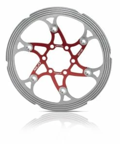 Disque XLC BR-X59 180 Mm Rouge/argent Usiné CNC