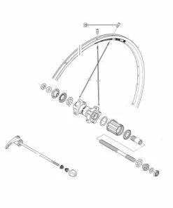 Ecrou Shimano Y012Z4076 - (x1)