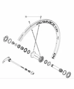 Ecrou Shimano Y012Z4075 - (X1)