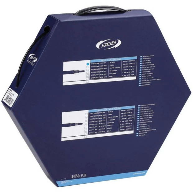 Gaine De Frein Ø5mm BBB BCB-51 Téflonnée Noir (1m) 1 Gaine De Frein Ø5mm BBB BCB-51 Téflonnée Noir (1m)