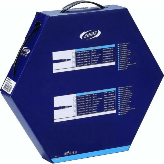 Gaine De Frein Lubrifiée BBB StopLine LC 1m Noir 1 Gaine De Frein Lubrifiée BBB StopLine LC 1m Noir