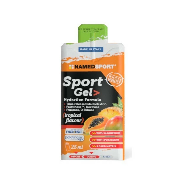 Named Sport Gel Energétique NamedSport Sport Gel - Tropical - 25 Ml 1 Named Sport Gel Energétique NamedSport Sport Gel - Tropical - 25 Ml