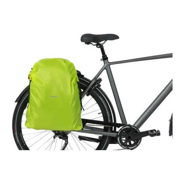 Housse Verticale De Sac à Dos Basil Keep Dry & Clean Jaune Fluo 3 Housse Verticale De Sac à Dos Basil Keep Dry & Clean Jaune Fluo – Image 3