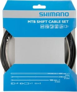 Kit Câblerie Dérailleur VTT Shimano Y60098021 - Noir