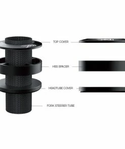 Deda-elementi Kit D'entretoises Deda Elementi HSS Logo Bob Finish Pour Jeu De Direction - 46 Mm - 3 Pcs