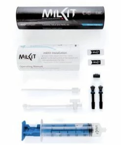 Kit De Valves Tubeless Et Seringue Milkit 35mm