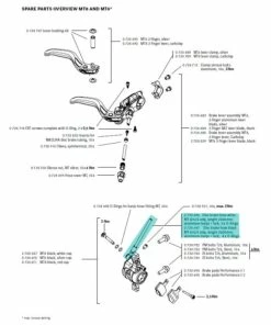 Kit Durite De Frein Magura MT Blanc - 0724696