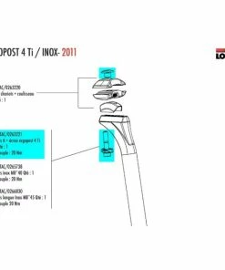Kit Visserie + écrou Look Ergopost 4