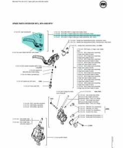 Levier De Frein Magura MT2/MT4 4 Doigts Avec Boule - 0724690