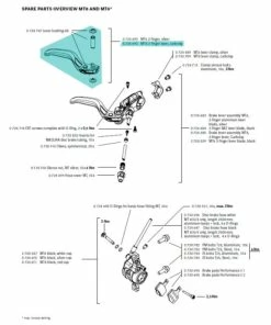 Levier De Frein Magura MT8 Carbolay 2 Doigts - 0724693