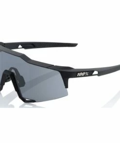 Lunettes 100% Speedcraft Noir Soft Tact / Verre Fumé