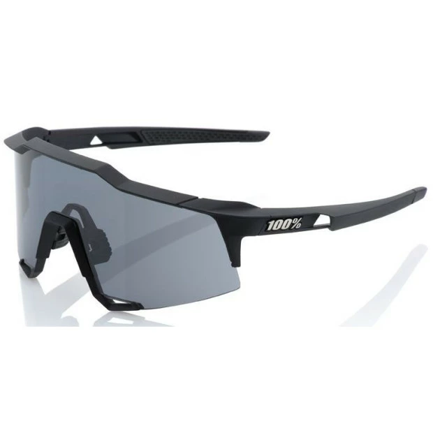 Lunettes 100% Speedcraft Noir Soft Tact / Verre Fumé 1 Lunettes 100% Speedcraft Noir Soft Tact / Verre Fumé