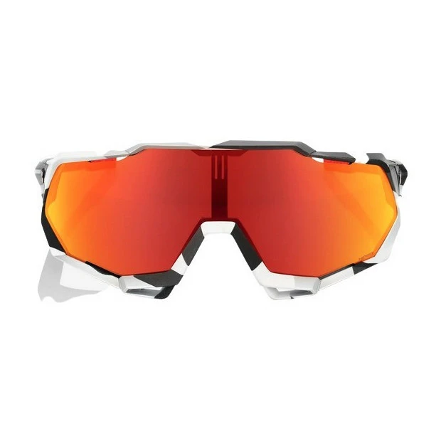 Lunettes 100% Speedtrap Camouflage Gris Soft Tact / Verre HiPER Rouge Multicouche 2 Lunettes 100% Speedtrap Camouflage Gris Soft Tact / Verre HiPER Rouge Multicouche – Image 2