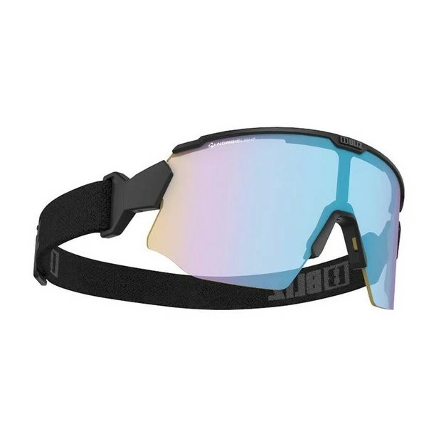 Lunettes Bliz Breeze Nano Noir Mat Verres Nordic Light Corail Orange/Bleu 3 Lunettes Bliz Breeze Nano Noir Mat Verres Nordic Light Corail Orange/Bleu – Image 3
