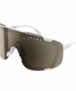 Lunettes De Soleil POC Davour Blanc/Verres Mirror Brun/Argent