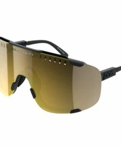 Lunettes De Soleil POC Davour Noir/Verres Mirror Violet/Or