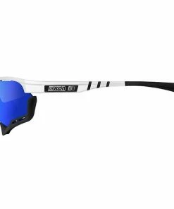 Lunettes Scicon Aerotech Blanches Verres SCN-PP Bleu Multi-Reflets -Vélo de montagne Soldes lunettes scicon aerotech blanches verres scn pp bleu multi reflets 2