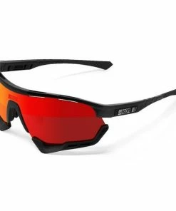 Lunettes Scicon Aerotech Noires Verres SCN-PP Rouges Multi-Reflets