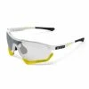 Lunettes Scicon Aerotech XL SCN-XT Blanc/Jaune Verres Photochromiques Argent