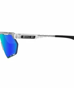 Lunettes Scicon Aerowing SCN-PP Cristal Verres Multi-Reflets Bleus -Vélo de montagne Soldes lunettes scicon aerowing scn pp cristal verres multi reflets bleus 2