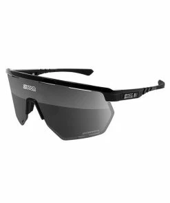 Lunettes Scicon Aerowing SCN-PP Noires Verres Multi-Reflets Argent