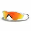 Lunettes Vélo Oakley M2 Frame XL Polished White - Fire Iridium