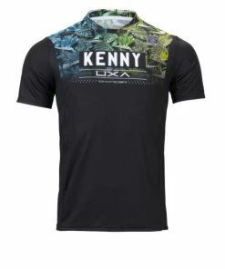 Maillot Enduro Manches Courtes Kenny Charger Noir Floral