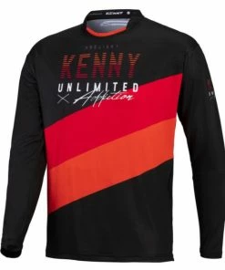 Maillot Kenny Prolight Noir/Orange
