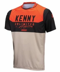 Maillot Manches Courtes Kenny Charger DZR (Orange/Noir)