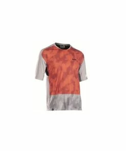 Maillot VTT Manches Courtes Northwave Edge Gris Clair / Orange