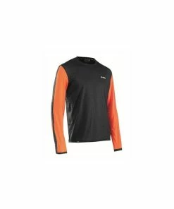 Maillot VTT Manches Longues Northwave XTrail Noir / Orange