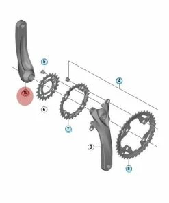 Manivelle Gauche Shimano Acera FC-M3000 - 175mm