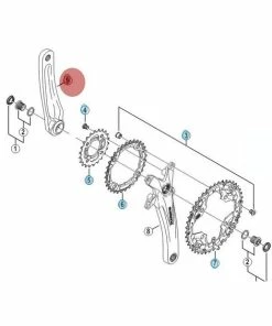 Manivelle Gauche Shimano Acera FC-M391