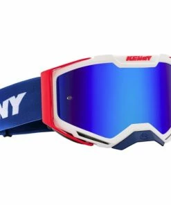 Masque Cross Kenny Ventury Phase 1 Marine/Blanc