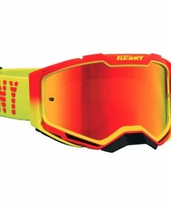 Masque Cross Kenny Ventury Phase 2 Rouge/Jaune