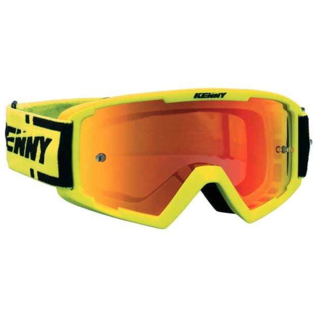Masque VTT Enfant Kenny Track+ Kid Jaune Fluo 1 Masque VTT Enfant Kenny Track+ Kid Jaune Fluo