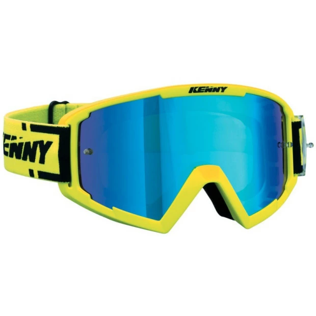 Masque VTT Kenny Track+ Jaune Fluo 1 Masque VTT Kenny Track+ Jaune Fluo