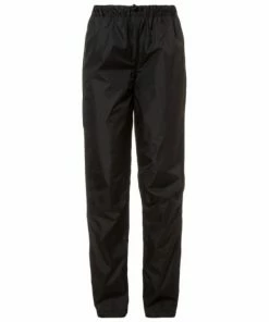 Pantalon De Pluie Femme Vaude Fluid - Noir