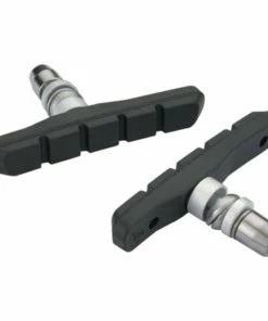 Patin V-Brake Monobloc Jagwire JS908T Noir - [x 1 - Paire]