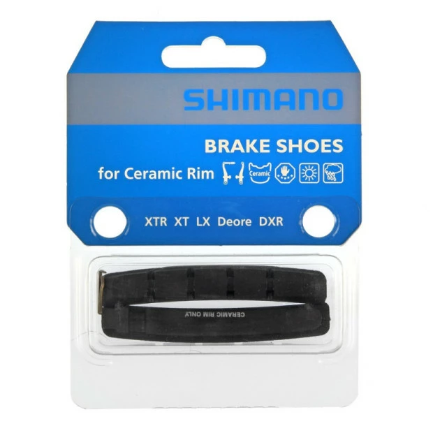 Patins De Freins Shimano Deore Ceramic - V-Brake - XTR/Deore/Deore XT/ Deore LX/DXR 1 Patins De Freins Shimano Deore Ceramic - V-Brake - XTR/Deore/Deore XT/ Deore LX/DXR