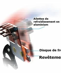 Plaquette Shimano Ice-Tech H03C - Metal -Vélo de montagne Soldes plaquette shimano ice tech h03a resin frittee 2
