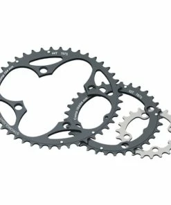 Plateau Stronglight VTT Shimano 2 X 10 Type 7075 T6 64 Mm Intérieur - Noir