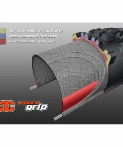 Pneu Maxxis Minion DHF - 24x2.40 - Tringle Rigide - 3C Grip -Vélo de montagne Soldes pneu maxxis minion dhf 24x240 tringle rigide 3c grip 2