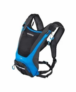Sac à Dos VTT Shimano Unzen - Vol. 2 L / Poche à Eau 2 L - Noir/Bleu
