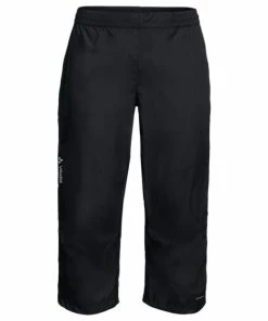 Short De Pluie Vaude Men's Drop 3/4 - Noir